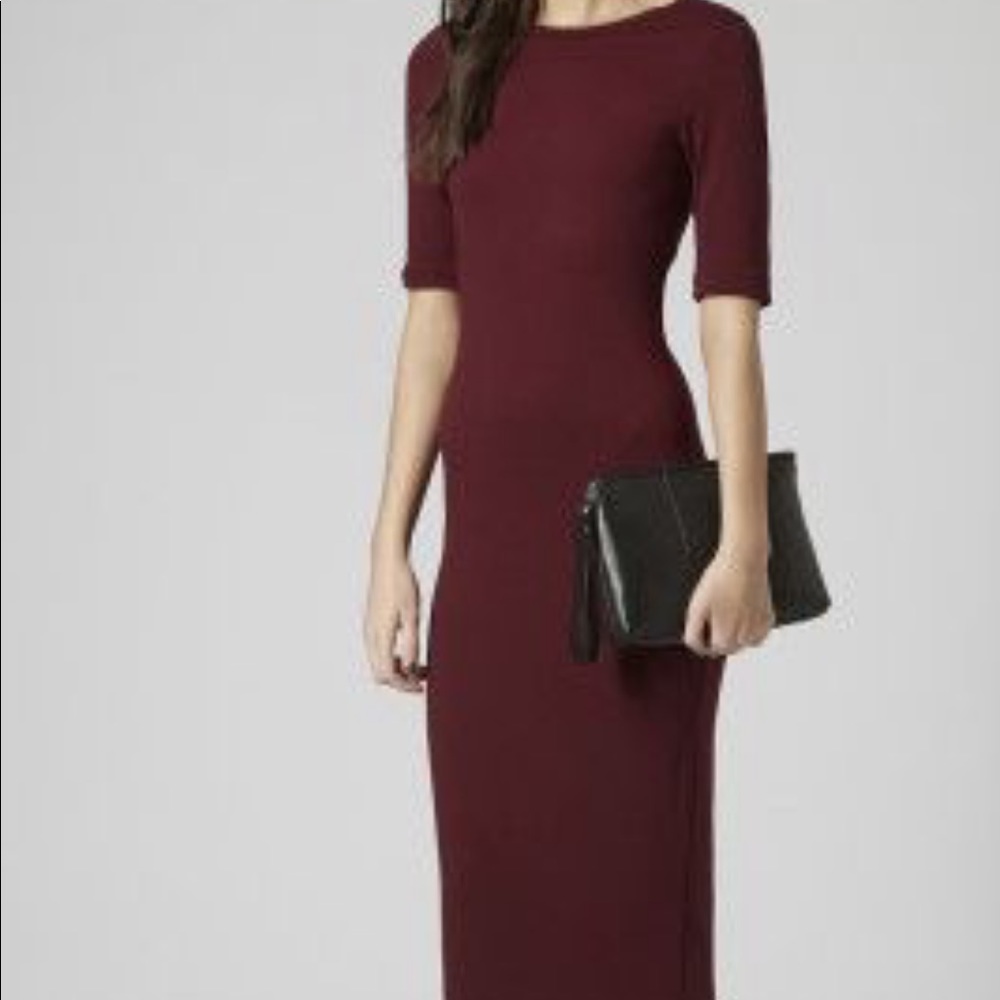TOPSHOP Midi Bodycon Dress